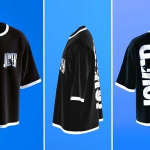 Aj 02 Black T Shirt Joker - Image 4