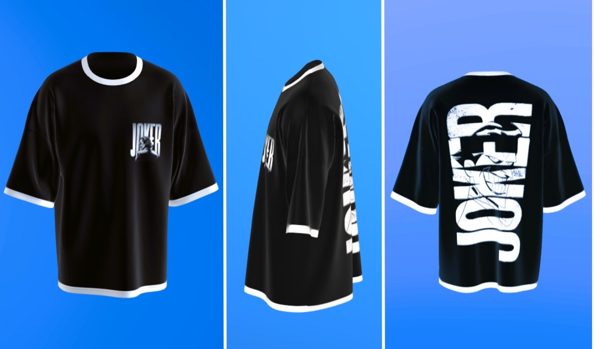 Aj 02 Black T Shirt Joker - Image 4