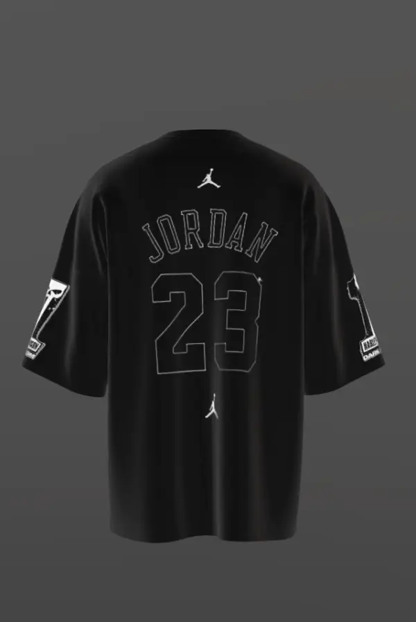 aj 01 black stylish t-shirt - Image 4