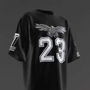 aj 01 black stylish t-shirt